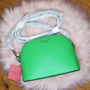NWT Kate spade green jay Spencer dome crossbody leather
